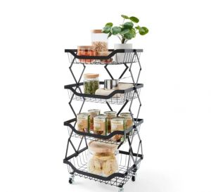 澳妈大赞！Kmart这款可折叠四层收纳小推车太好用了！轻松收纳各种杂物！