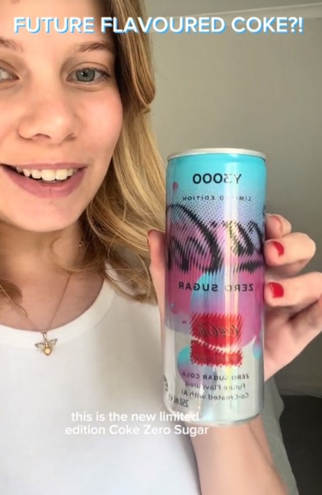一种全新的可口可乐口味已登陆澳大利亚。 图片：TikTok/@kailairl