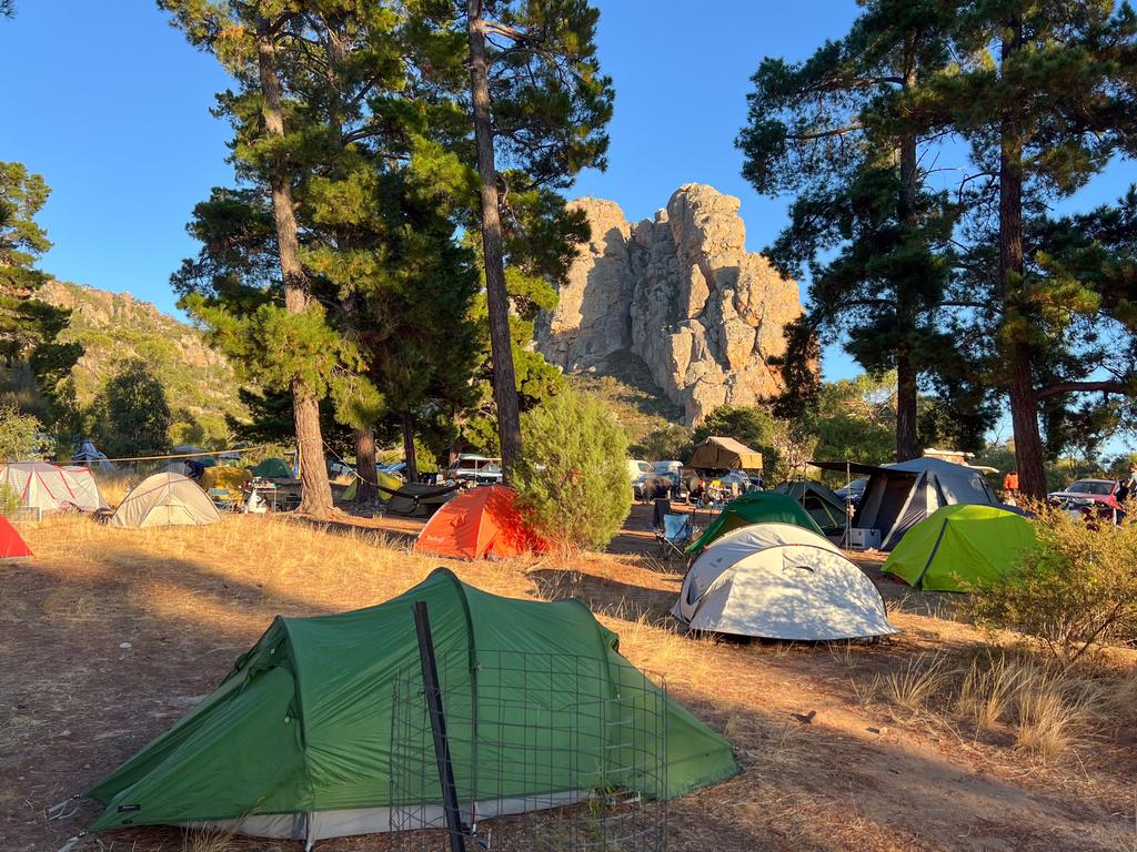 The site is one of the world’s most significant rock climbing areas. Picture: Jason Edwards