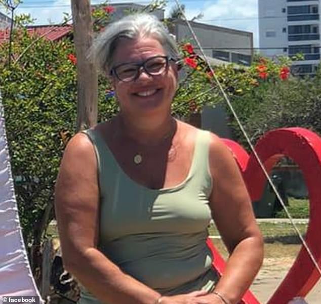 The cake, which according to a family friend was baked every year, was reportedly made by Maida's other sister, Zeli Terezinha Silva dos Anjos, 61, pictured, who is in hospital