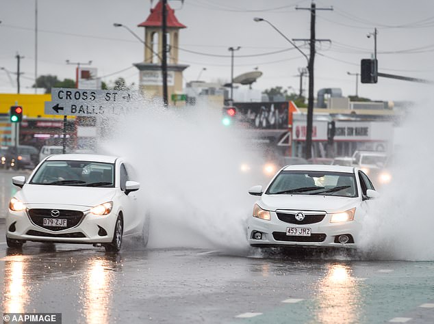 The weather system is expected to cause heavy rains and potential flooding in some North Queensland communities next week (pictured: Townsville in recent weeks)