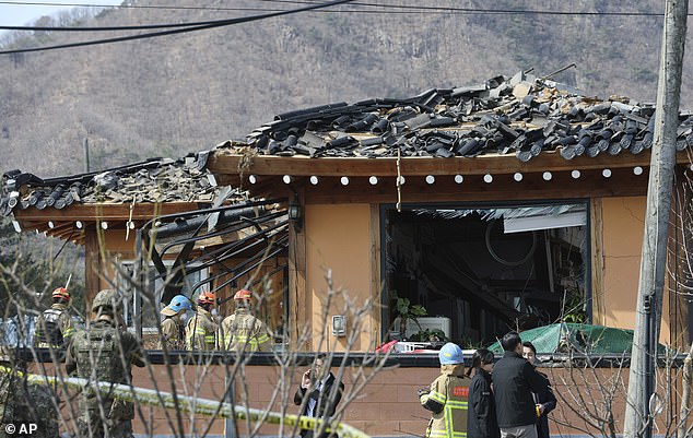 The air force said it will establish a committee to investigate why the accident happened and examine the scale of civilian damages. It said the fighter jet was taking part in the air force´s joint live-firing drills with the army