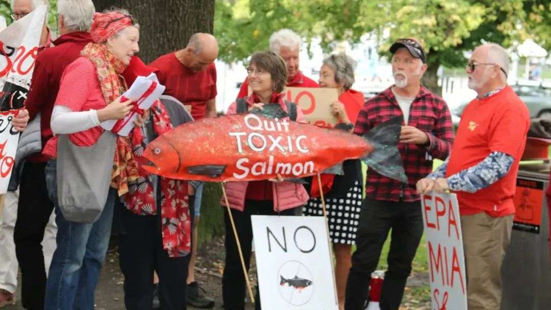 New community group Protect our WaterWays presents a petition to Tasmanian Parliament with close to 1400 signatures from residents around the Dodges Ferry and Carlton region. Picture: Elise Kaine