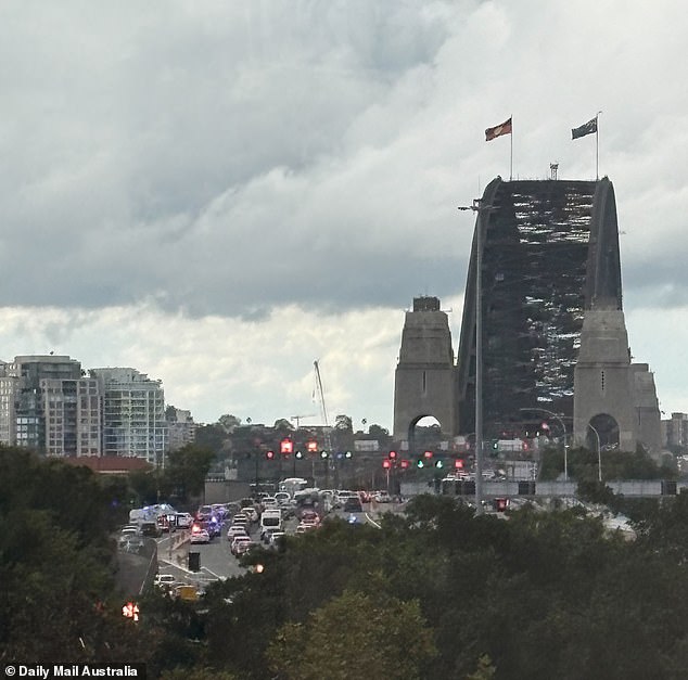 Commuters have been warned about traffic delays on the Harbour Bridge after an incident on Monday afternoon