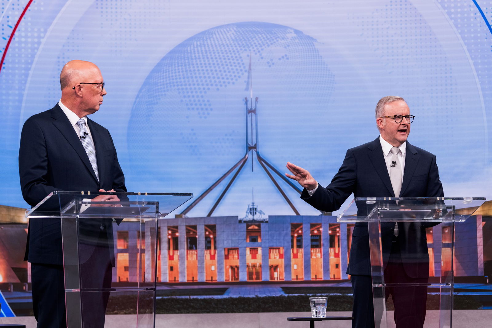 Leaders debate
