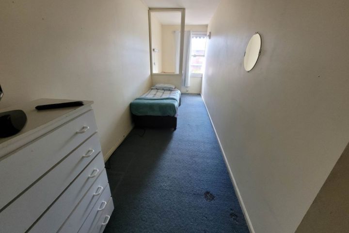 The bedroom is two metres wide. Photo: Fresh Property Management