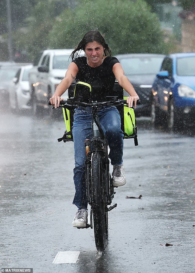 Millions of Australians have been warned to brace for a long spell of wet weather with rainfall to smash the country's east coast for the entire week (stock image)