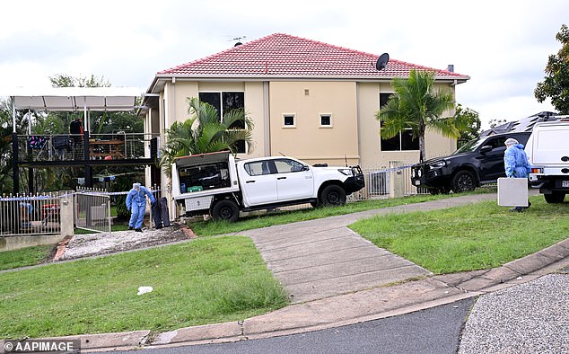 The death of the 23-year-old woman is being investigated (the home is pictured)