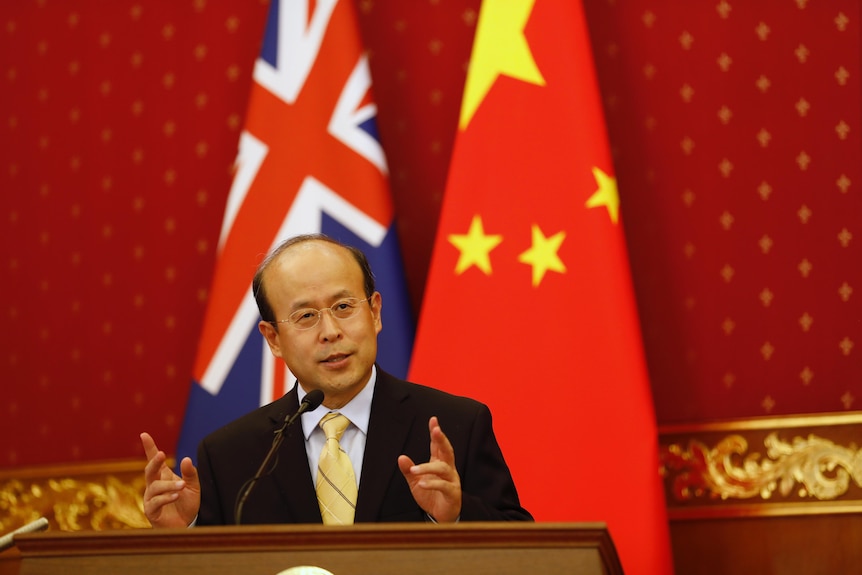 中国驻澳大利亚大使肖千发表媒体讲话