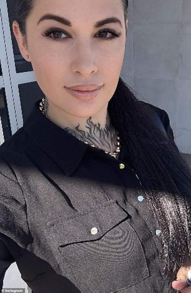 Lauren Ingrid Flanigan, 32, (pictured) has been charged with one count of murder after she allegedly killed her three-year-old daughter Sophia in the front yard of her home