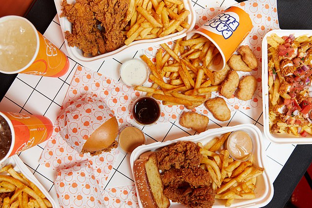 The American-style eatery's menu includes fried chicken, loaded fries, burgers, loaded wraps and their in-house freshly made squeezed lemonade and lemon and peach iced tea