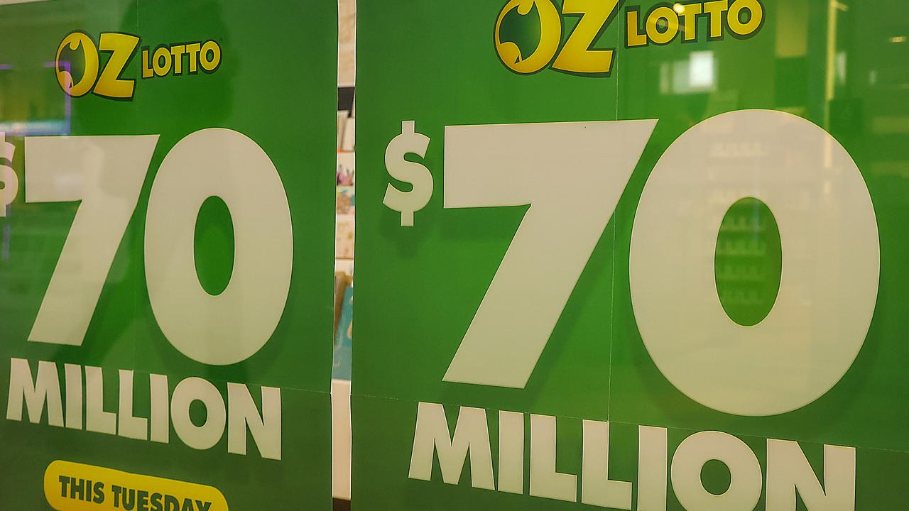 Oz Lotto 的 7000 万美元头奖是今年澳大利亚彩票中奖金第二高的彩票。图片：NewsWire/Ian Currie
