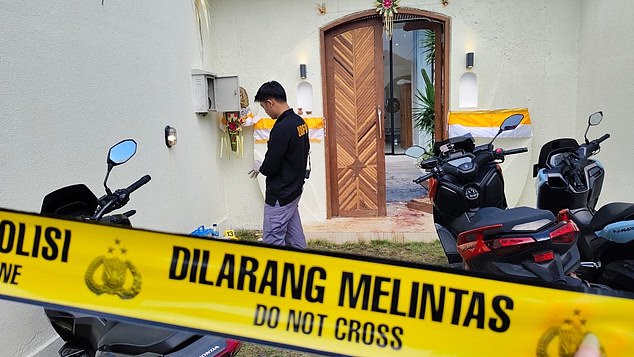 Police found 17 bullet casings and 55 bullet fragments at the scene (pictured)