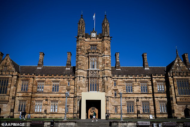 The University of Sydney (pictured) has fallen out of the top 20 ranked institutions