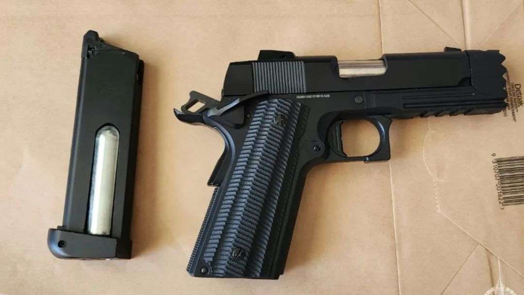 A gel blaster firearm. Picture: NSW Police