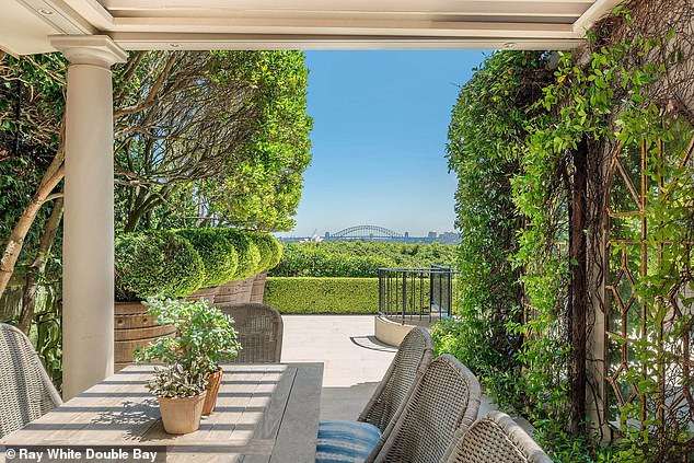 Pictured is a home on Australia's most expensive road, Wolseley Road, with a median home price of nearly $45million