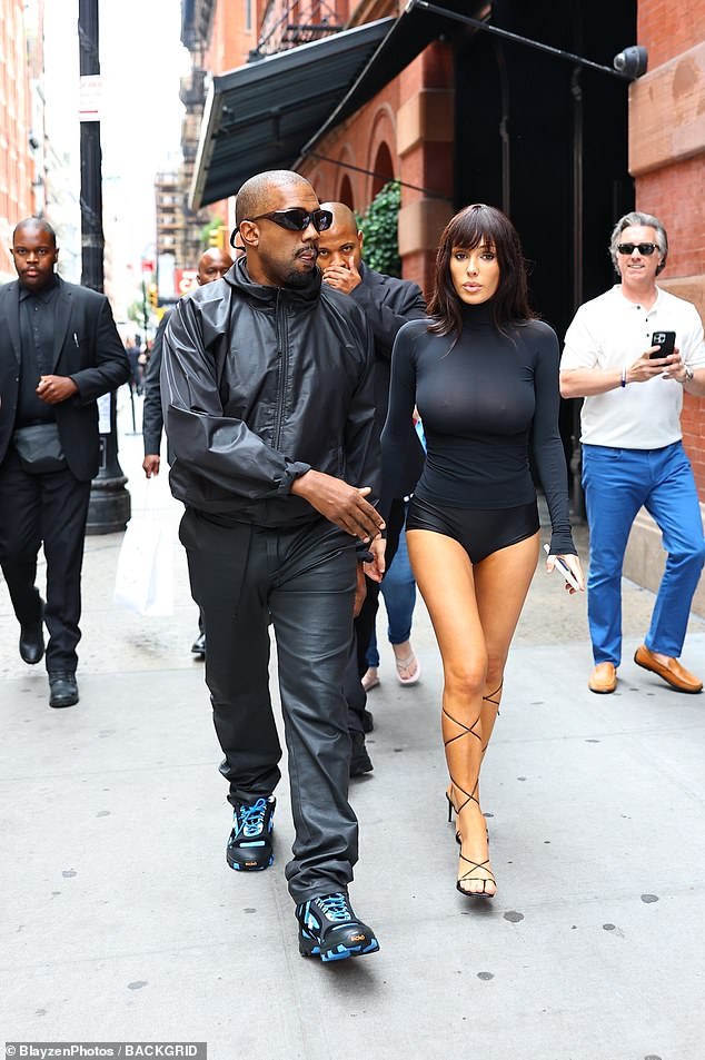 It comes amid recent reports that Kanye pays Bianca to wear some of her head-turning looks; The pair pictured June 21 in New York