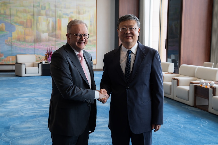 Prime Minister Anthony in China