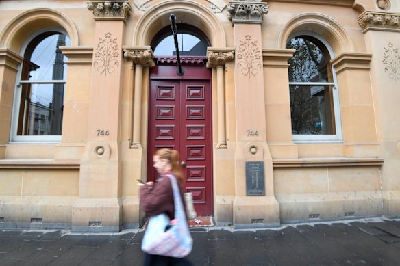 The council building of the Museum of Chinese in Australia, which has never opened its doors.
