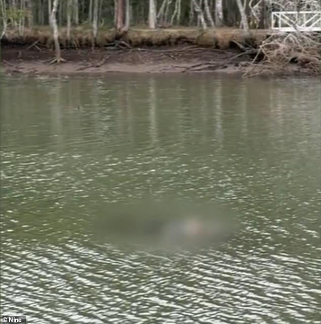 据了解，这具衣着整齐的尸体（如图）已经在水中浸泡了好几天