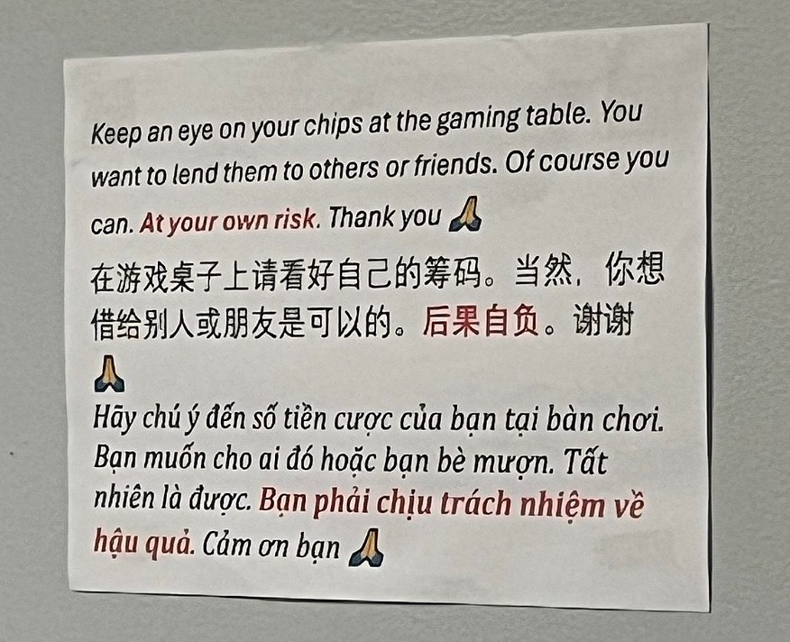 澳警方突袭民宅捣毁地下赌场！墙上贴中文告示，缴获现金超$8.3万（组图） - 2