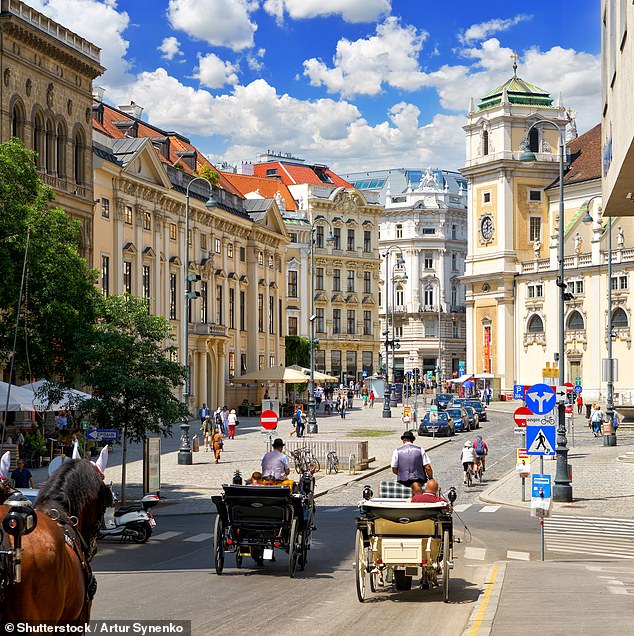 Vienna placed third, and boasts 91 parks and nature reserves, while also basking in 2,048 hours of sunshine a year