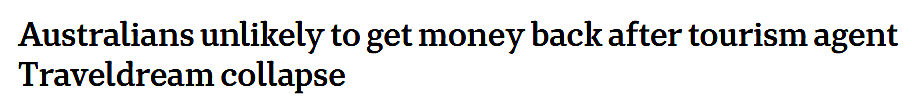 澳知名旅行社突然倒闭!大批旅客行程取消,超$100万定金恐“血本无归”(组图) - 1