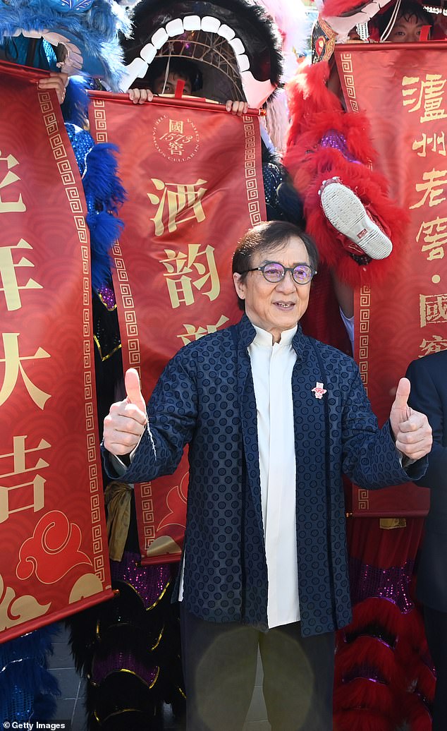 Jackie Chan has a confirmed connection to Australia, previously acknowledging that his parents lived in Canberra for many years. The actor is pictured here recently in January 2025 attending a dragon dance event during the Australian Open