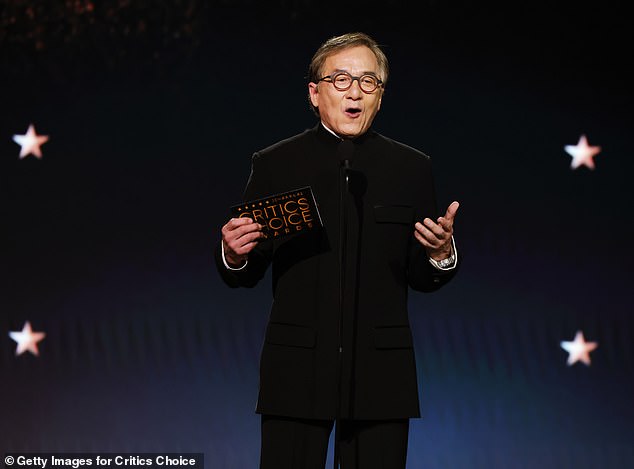 A Redditor who claimed that their family owned the Gold Coast home good-naturedly explained that their family has embraced the long-running rumours that their distinctive house is owned by the Hollywood star. Jackie Chan is pictured here at the 2025 Critics Choice Awards in California