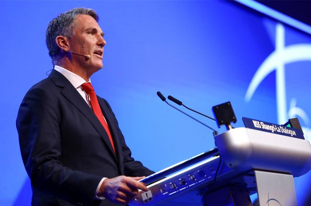 澳洲防长马勒斯15日说,这项协议「具有历史意义」。(路透)