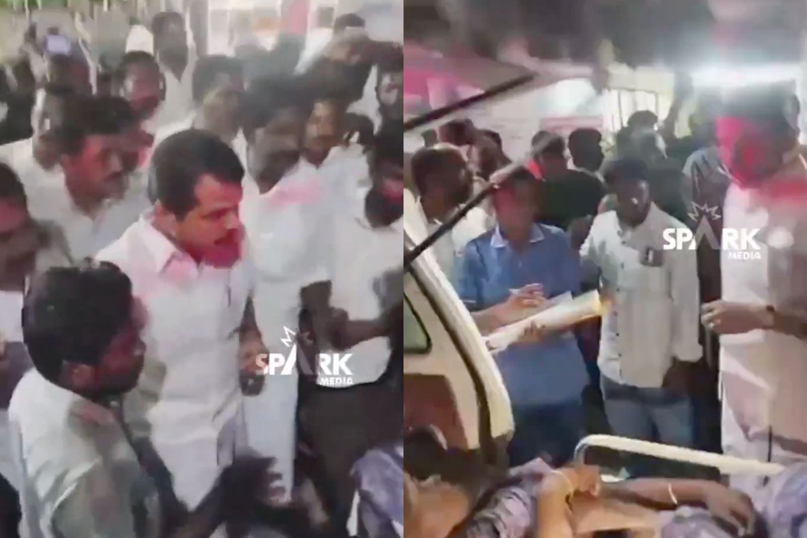 印度发生严重踩踏事件,多人受伤送医急救。图/翻摄自X@Mritunjayrocks