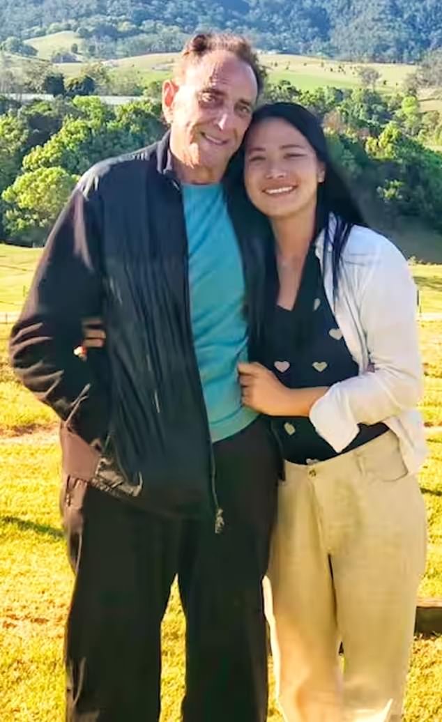 Melbourne-based Dr John Levin, 93, welcomed baby boy Gabby with his second wife Dr Yanying Lu (both pictured) last year. Now he is planning for a second baby
