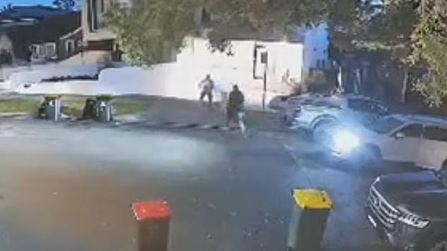 监控录像显示了阿尤布被绑架的瞬间。