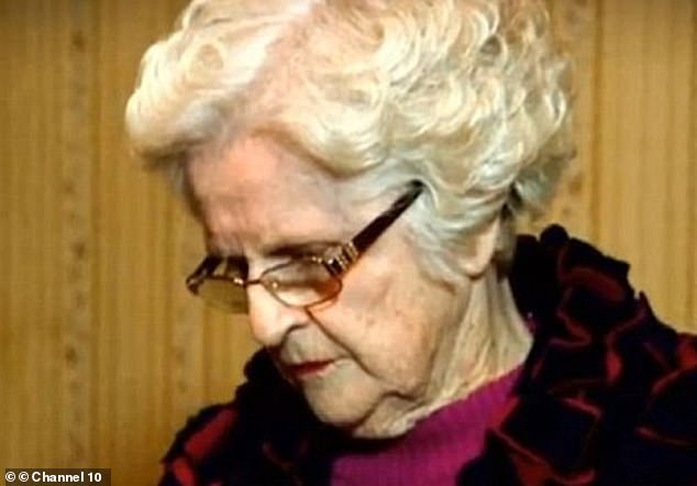 Olive Ryan (pictured) said she has felt the presence of the home's original owners