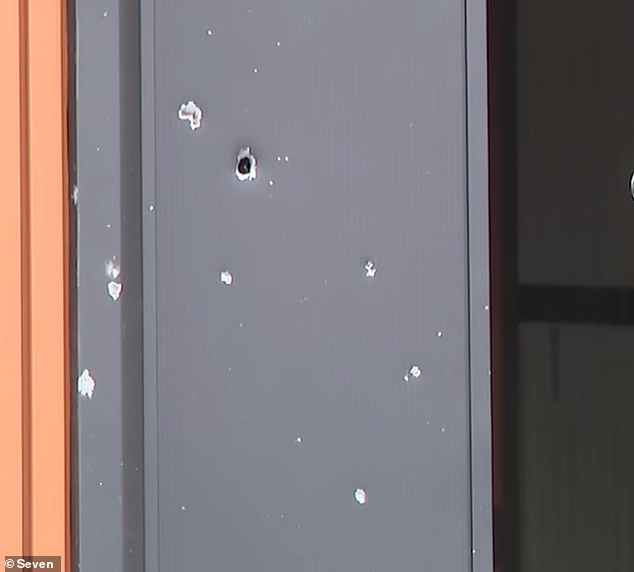 在这次未遂枪击事件中，多达40发子弹射入了房屋。