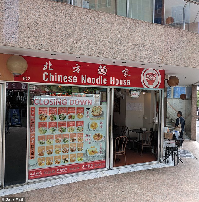 Popular Chinatown eatery Chinese Noodle House announced it will be closing in December