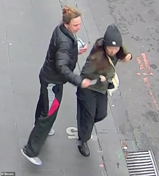 Lauren Darul (allegedly left) is accused of stabbing&nbsp;sushi chef Wan Lai in Melbourne in October