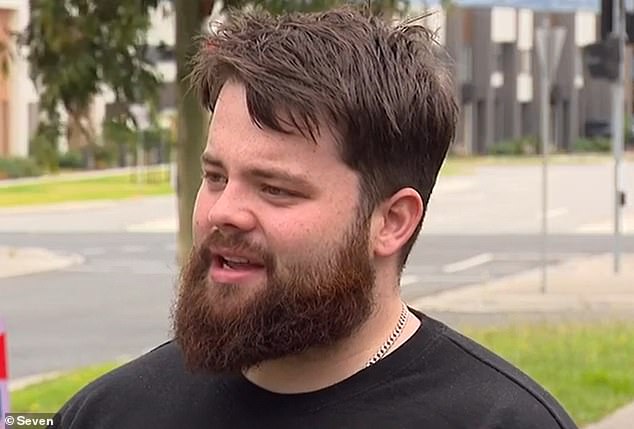 Chris (pictured) and his wife rescued the victim, who was taken to hospital with non-life threatening injuries