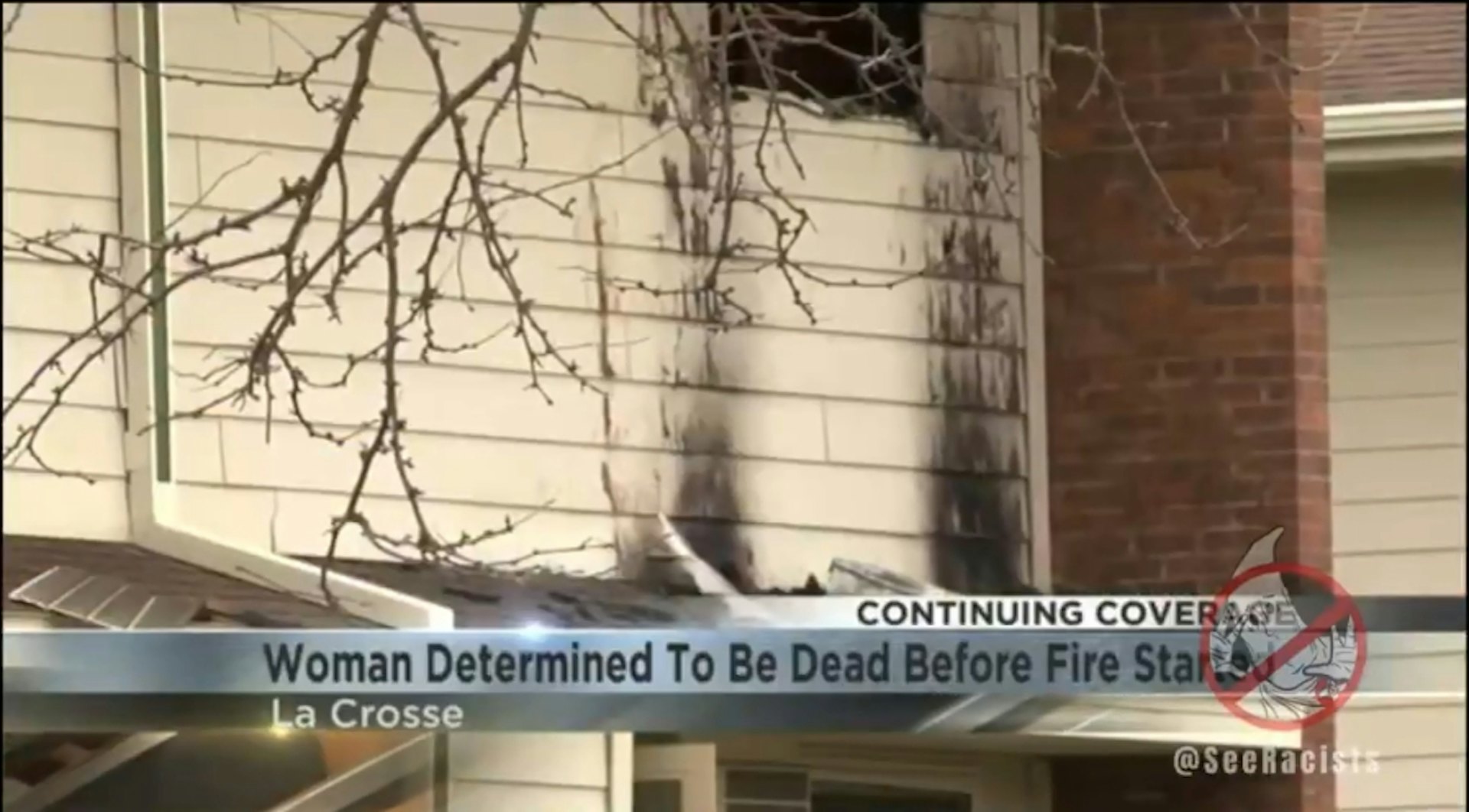 到塞拉在11月13日凌晨进入皮克特的家中，并在2个小时后离开，此时烟雾警报器响起，塞拉则匆忙跑进车内、逃离现场，随后消防员赶到时发现皮克特和她养的狗都已死亡。所幸她与塞拉的2岁孩子当晚睡在友人家，这才逃过一劫。（X@SeeRacists）