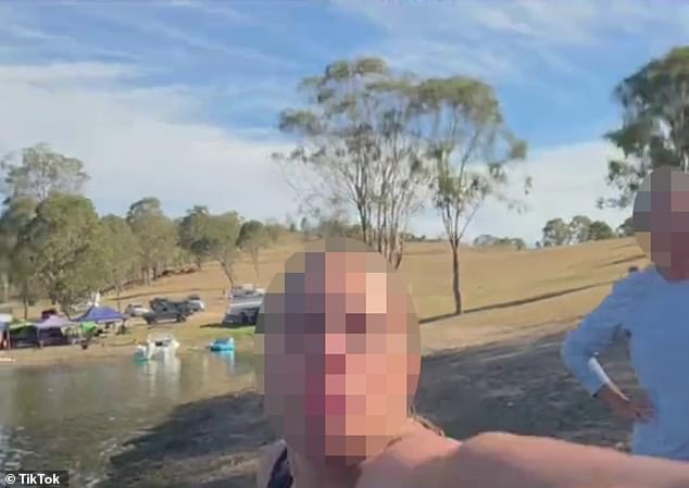 An Asian woman has shared a video of a group of women racially abusing her