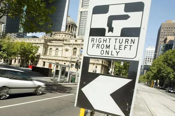 Does anybody in Melbourne know how to do a hook turn any more?