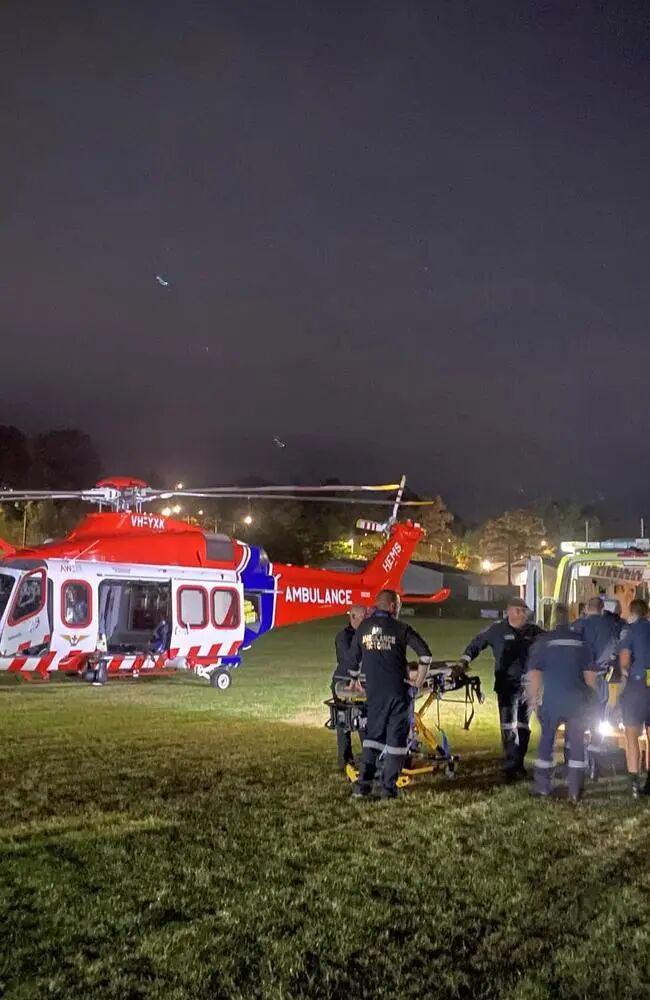 The Victorian businesswoman was flown to The Alfred Hospital in Melbourne from her Gippsland farm. Picture: Instagram