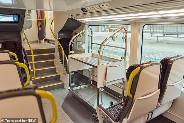 The roomy and comfy seats were described by one commuter as 'honestly better than most aircraft'