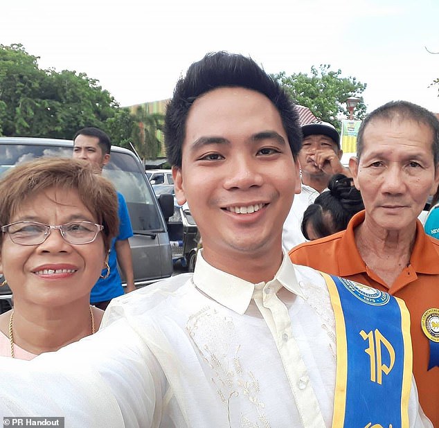 An inquest into his death was told the recent university graduate (pictured with his parents on graduation day) was exploited by his employer, who cannot be identified for legal reasons