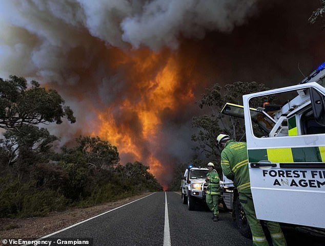 Watch and Act orders have also been issued for communities west of the Grampians National Park