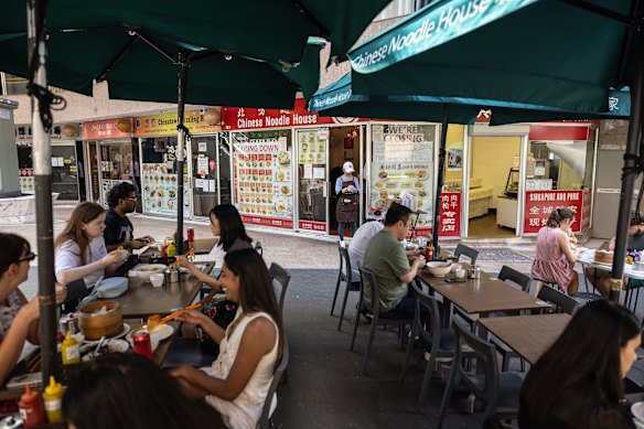 Chinese Noodle House in November, just before closing under the former owners.