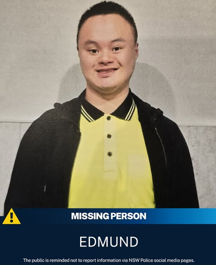 寻人！华男在悉尼失踪，患唐氏综合征不会说话（图） - 2