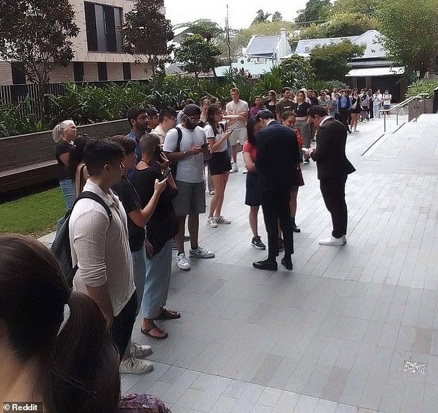 Not only is it increasingly difficult for young Australians to buy a home, it is often hard to find an affordable rental with demand high in Sydney as this queue for a viewing demonstrates