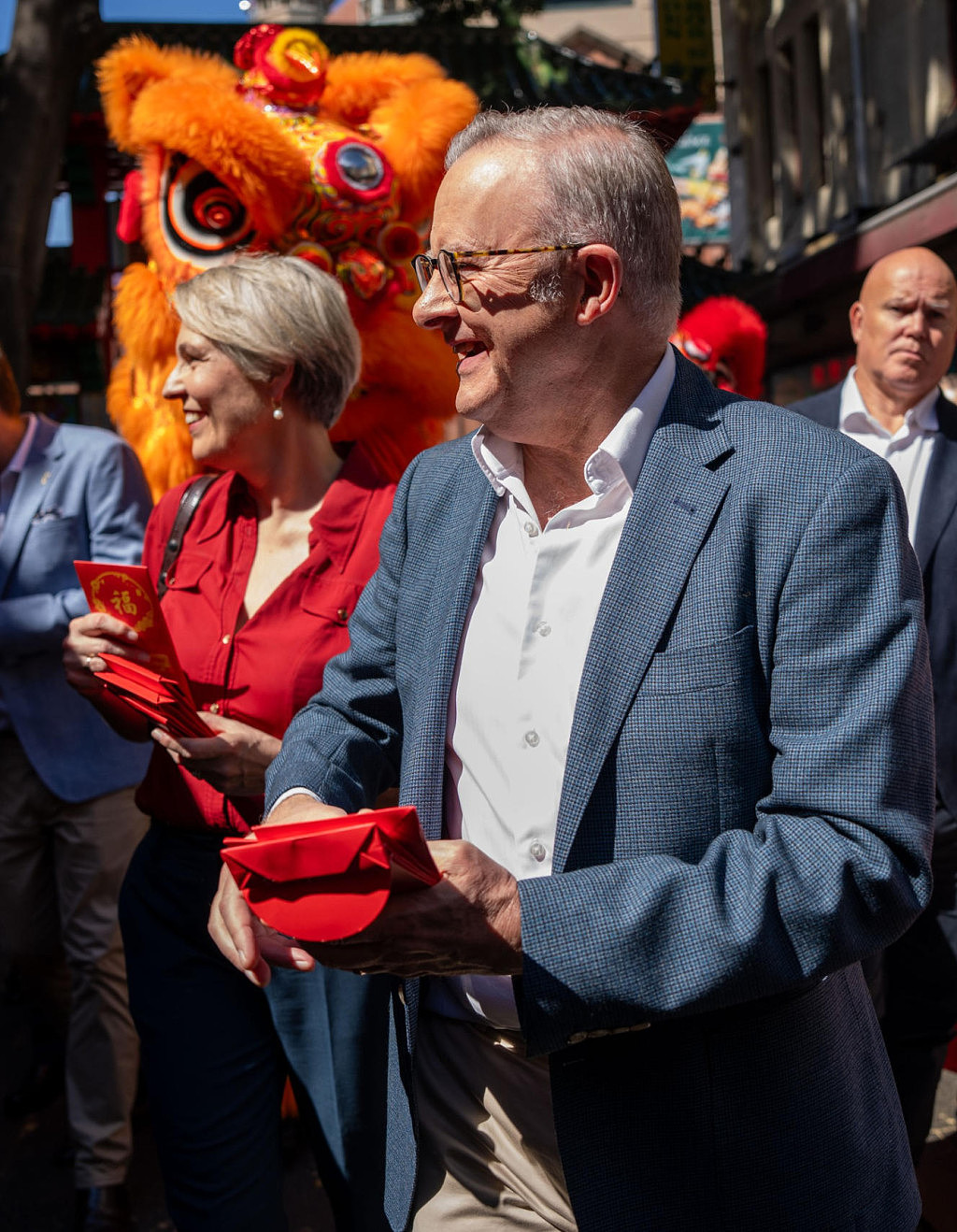 艾博年现身悉尼唐人街，派利是向民众拜年！出席澳洲华人博物馆开馆仪式（组图） - 5