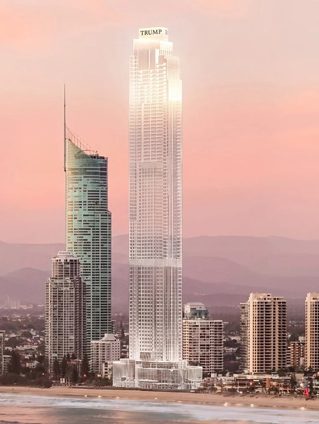 Gold Coast residents have criticised a plan to build a Trump-branded tower in Surfers Paradise